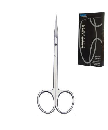Nail Scissors Professional Cuticle Scissors Extra Strong Straight Curved Manicure Nail Art Scissors (CS-05)