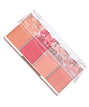 miduoidn Multi-functional Facial Shading Foundation Powder Cheek Blusher Make Up Cosmetics Accessories for Beginner Salon Type 4
