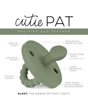 Ryan & Rose Cutie PAT Pacifier Teether - Slant Ivy | Buy Now - Buy Online on GoSupps.com