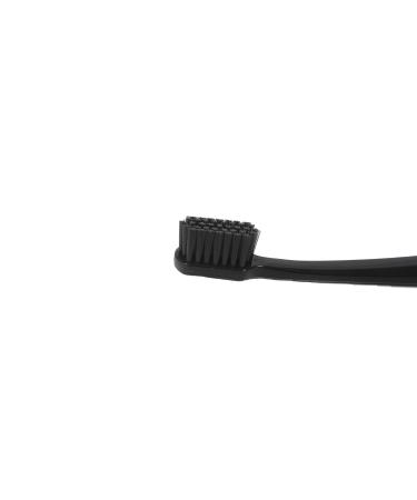 Black Handle Charcoal Toothbrush - Soft Bristles & Stylish Hot Stamping Logo | Eco-Friendly PLA Design | International Shipping Available - Buy Online on GoSupps.com