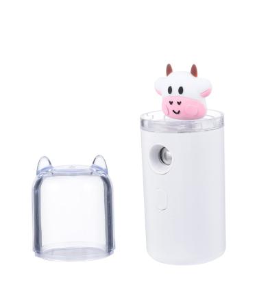 Beavorty Travel Humidifiers Portable Pocket Size Facial Mister Moisturizing Mist Sprayer Small Humidifier Oul Diffuser 3.8x3.8x10.8cm White