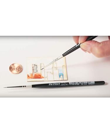 da Vinci Micro Maestro Watercolor Brush 20/0 - Black - Buy Online on GoSupps.com