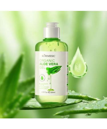Gel d'aloe vera l'extrait bio - Soin hydratant pour le visage le corps et les cheveux - Gel apr s-soleil pour les coups de soleil et les peaux s ches - V g talien et sans paraben - 200 ml - Buy Online on GoSupps.com