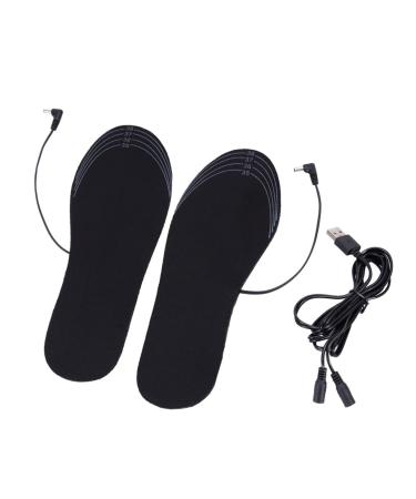 USB Heated Insoles Feet Warmer Pads for Winter Shoes Heater Electric Insoles Washable Foot Warmer USB Rechargeable Heated Shoes Pad Rechargeable Heated Insoles Battery Keep Warm