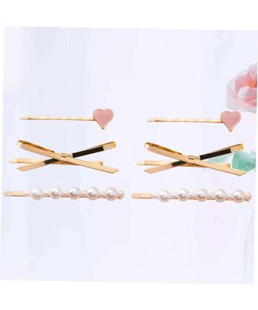 Housoutil Decor Heart Hair Clips Heart Bobby Alloy Hair Barrettes Hair Clips for Women Metal Hair Barrettes Metal Hair Clips Hair Accessories for Women Hair Pin Vintage - Buy Online on GoSupps.com