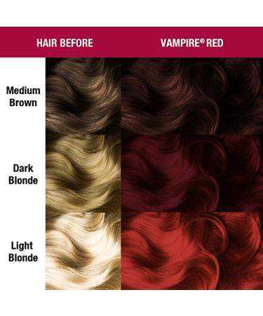 Manic Panic Vampire Red Hair Dye 3-Pack | Vegan Cruelty-Free Semi-Permanent 118ml - Buy Online on GoSupps.com
