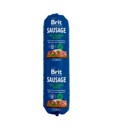 Brit Premium by Nature Turkey & Pea Sausage Turkey Peas 800 g