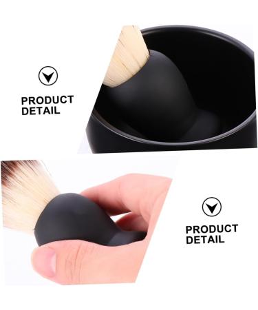 Frcolor Men's Beard Care Set - 2-Part Brush & Shaving Tools for Grooming | Stainless Steel Beard Brush & Shaving Brush - Buy Online on GoSupps.com