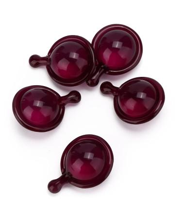 Hair Care Vitamin Capsules Serum - Moisturizing, Anti-Frizz, Repair Damage, Essential Oil Conditioner for Women (Purple) - Buy Online on GoSupps.com