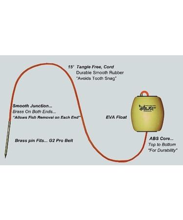 ForEverlast Generation II Stringer System-15 ft Fish Holder  Fishing Stringer with Floater  No Snag Durable Fishing Gear Lime Green - Buy Online on GoSupps.com