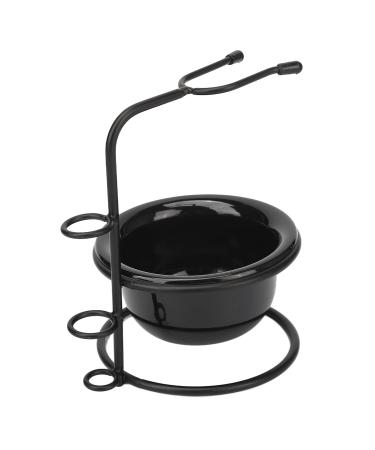 Premium Brushed Metal Razor Rack & Bowl Set - Space-Saving Dustproof Design | Universal Fit for Shaving Soap - Buy Online on GoSupps.com