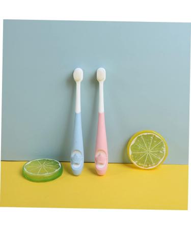 Minkissy 2-Pack Children's Toothbrush - Soft Fur Dental Care Tool for Infants & Toddlers | Ideal Baby Gift - Buy Online on GoSupps.com