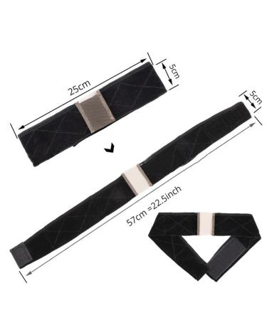 Velvet Wig Headband - Adjustable Slide-Resistant Comfort Grip | Dark Brown Brown & Black - Buy Online on GoSupps.com