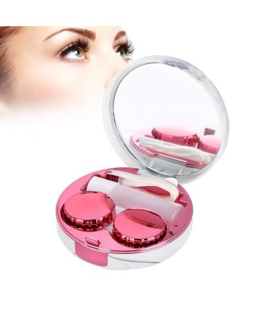 Portable Contact Lens Box Set - 4 Colors Marble Pattern Eye Care Storage - Red - Buy Online on GoSupps.com