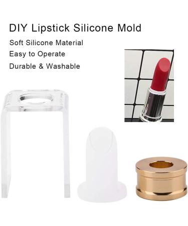 Dekaim Lipstick DIY Mold - 12.1mm Silicone Lip Balm Craft Tool Kit (Nail Shape) for Homemade Cosmetics - Buy Online on GoSupps.com
