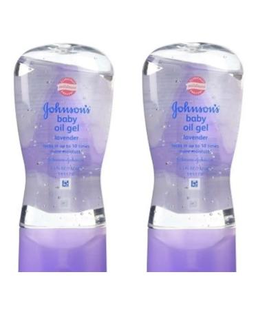Johnsons Baby Oil Gel Lavender 6.5 Ounce (192ml) (2 Pack)