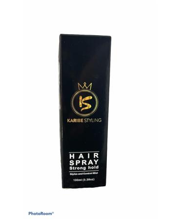 KS1 Karibe StylingHair Spray Strong Hold Styles & Control Mist Hairstyling Volume 3.38 Ounce - Buy Online on GoSupps.com