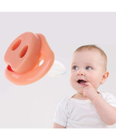 Pig Nose Baby Pacifier - Food Grade Silicone Soother & Teether | Funny Halloween Cosplay Gift - International Shipping Available - Buy Online on GoSupps.com