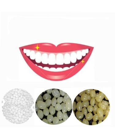 3 colors Temporary Moldable False Teeth Repair Replacement Thermal Fitting Beads Kit for Teeth Instant Confident Smile Teeth