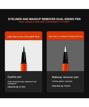 2-in-1 Eyeliner & Makeup Remover Pen | Waterproof Easy-to-Use Makeup Eraser for Eyes Brows & Lips - Shop Internationally - Buy Online on GoSupps.com