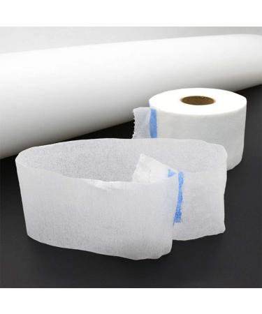 Lurrose 5 Roll Neck Paper Disposable Neck Strip Professional Stretchy Neck Paper Barber Salon Hairdressing Supplies - Buy Online on GoSupps.com