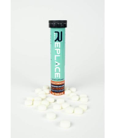 Replace Electrolytes for Hydration - Zero Sugar Non-GMO Vegan - 30 Tablets for Muscle Recovery & Energy - Buy Online on GoSupps.com