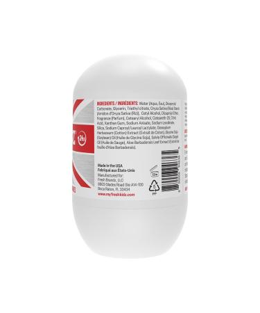 Fresh Kidz Roll On Deodorant for Kids and Teens - Baking Soda and Aluminum-free 24 Hour Protection for Sensitive Skin - Boys "Red" 1.86 fl.oz. (2 Pack) 1.86 Fl Oz (Pack of 2) - Buy Online on GoSupps.com