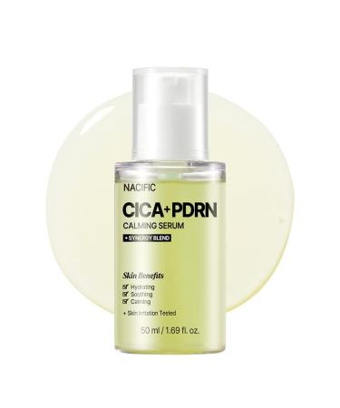 NACIFIC Cica PDRN Centella Serum (Centella Ampoule) 1.69 fl oz / 50ml Korean Serum for Sensitive Skin Calming & Hydrating Barrier Repair Redness Relief Korean Skincare