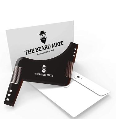 Beard Shaping Tool Template. Beard Shaper Tool Plus Comb for line up & Edging Men's Facial Hair Hairline Perfect Symmetric Lines and Trim with Beard Trimmer Hair Clipper or Razor. - Buy Online on GoSupps.com