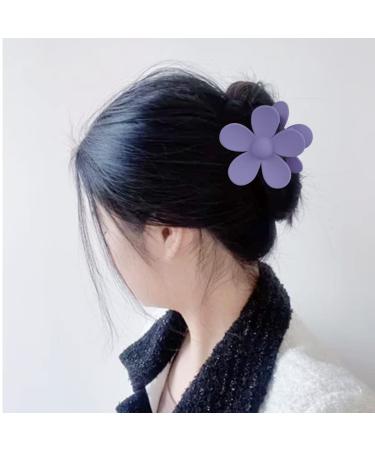 Non Slip Matte Flower Hair Clips - Set of 8 Large Daisy Hair Claw Clips for Thick Hair - Cute Hair Accessories for Women and Girls in 8 Colors - Buy Online on GoSupps.com