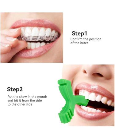 Y-Type Aligner Chewies | Y-Shape Tooth Aligner Trays | Orthodontic Munchies for Invisalign (2pcs Green) - Buy Now! - Buy Online on GoSupps.com