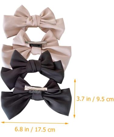minkissy 6 Pairs bow hairpin hair bows for female hairpin party hair clip Bow Hair Clips big bows hair clips hair pin bowknot new year hair decoration bow clips girl fabric headgear woman - Buy Online on GoSupps.com