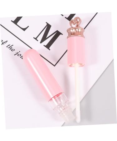SOIMISS 5 pi ces Tubes Gloss L vres Plastique Vide Forme de C ur R utilisables et Rechargeables pour Liquide L vres DIY Flacons Portables Rose - Buy Online on GoSupps.com