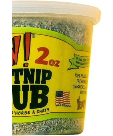 Yeowww! Cat Catnip 2 oz. Tub - Made in USA | Premium Quality Catnip - Buy Online on GoSupps.com