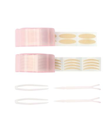 1200Pcs Eyelid Tapes Invisible Fiber Double Eyelid Tape Stickers Eyelid Tape Eyes Instant Lift Eye Lid Stickers Self-Adhesive Double Eyelid Tape Strips for Hooded Droopy Uneven Mono-eyelids