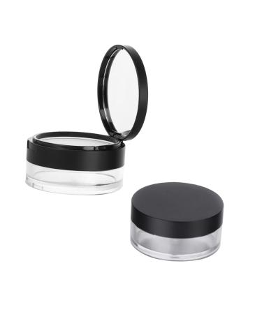 FOMIYES 1pc Box Cosmetic Travel Containers Travel Cosmetic Powder Case Loose Powder Puff Compact
