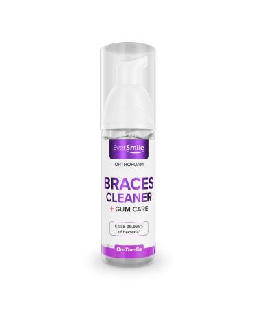 OrthoFoam Braces Cleaner - 1.69 Fl Oz - Whiten Teeth & Fight Plaque | For Metal, Ceramic & Clear Brackets - Buy Online on GoSupps.com