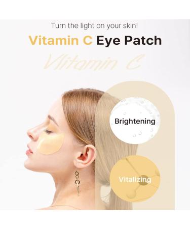 KSECRET Extra Illuminating Eye Gel Patches 102g/3.45oz | 60pcs | Vitamin C Korean Skincare for Pigmentation, Anti-Wrinkles, Dark Circles - Buy Online on GoSupps.com