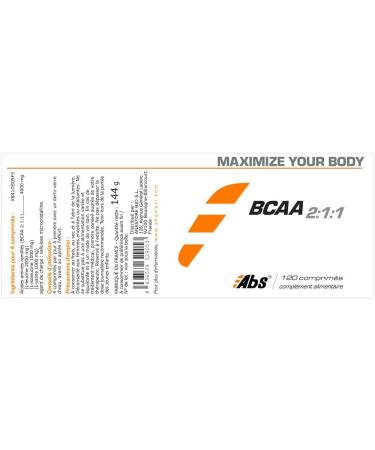 BCAA 2:1:1-1000mg / 120 tablets - Optimal proportions - Increase resistance and muscle recovery - Feed your muscles with BCAA for effective mass gain - Buy Online on GoSupps.com