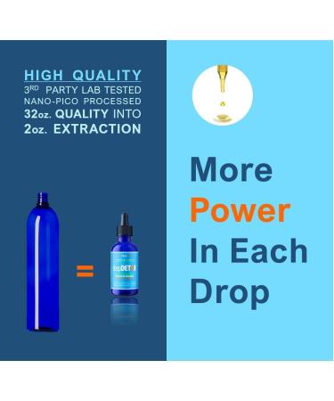 DeepDetox 2oz Plant-Based Cleanse & Detox Support | Liver & Gut Health | Natural Herbal Fibers | Vegan Liquid Supplement - Buy Online on GoSupps.com