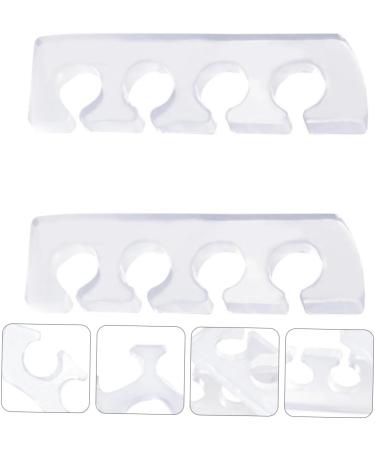 Hemoton Silicone Gel Toe Separators - 2 Pairs Orthopedic Toe Dividers for Hammer Toe, Bunions, and Overlapping Toes - Buy Online on GoSupps.com