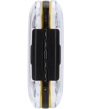 Spyminnpoo Flyfish Box - Double-Sided Plastic Fly Fishing Bait Holder Case with Foam - Vest Black Type A Zigzag - Buy Online on GoSupps.com