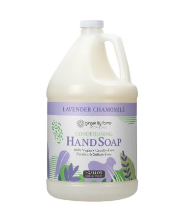 Ginger Lily Farms Botanicals All-Purpose Conditioning Liquid Hand Soap Refill 100% Vegan & Cruelty-Free Lavender Chamomile Scent 1 Gallon (128 fl oz)
