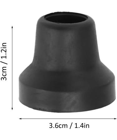 Crutch tips compressive replacementMedical Crutch Tips Prevent Slip Corrosion Resistant Natural Rubber with Metal Cane Joints Black - Buy Online on GoSupps.com