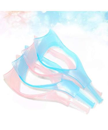 Lurrose 3Pcs 3-in-1 Eyelash Tools Set | Mascara Shield Applicator Guide & Comb | Perfect Cosmetic Tool for Women & Girls - Random Colors | International Shipping Available - Buy Online on GoSupps.com