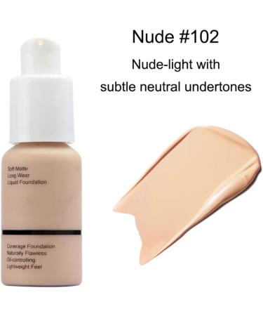 Liquid Foundation Waterproof Long Lasting Waterproof Foundation 30 ml 8 Colors - Buy Online on GoSupps.com