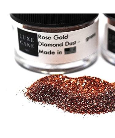 MIDNIGHT BLACK Luxury Edible Cake Glitter 5 grams - Vegan, Kosher