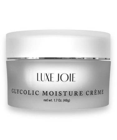 Glycolic Moisture Creme Anti-Aging Skin-care Treatment Improve Fine Lines Tones Fights Acne Breakouts Blemishes Pimples Reduces Pore Size