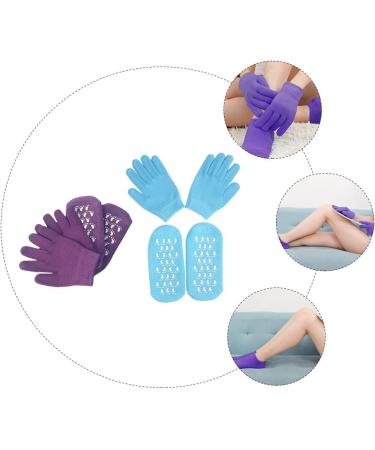 2 Sets Hand and Foot Care Set Gloves Moisturizing Mittens Dry Cracked Hands Dry Skin Socks Feet Care Socks Foot Spa Socks Soft Socks Hand Skin Vegetable Gel Dryness Foot Socks Miss - Buy Online on GoSupps.com