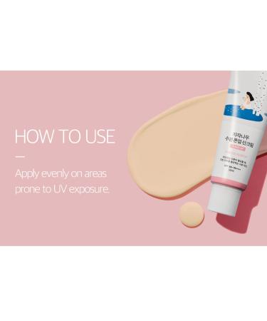 ROUND LAB Birch Juice Tone Up Sunscreen 50mL - Strong UV Protection, No White Cast, Moisturizing Essence, Reef Safe - 1.69 Fl Oz - Buy Online on GoSupps.com